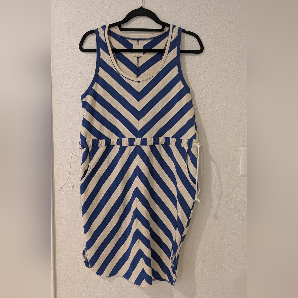 WHIT by Whitney Pozgay Striped Racerback Dress
